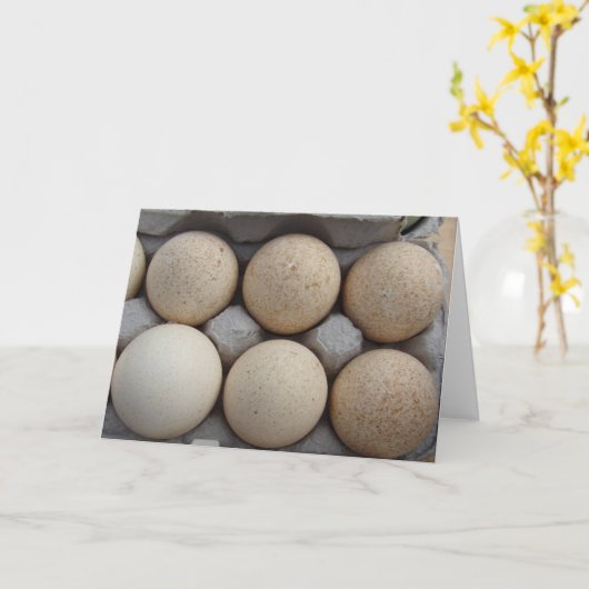 Türkische Eier Karte (Gelbe Blume)