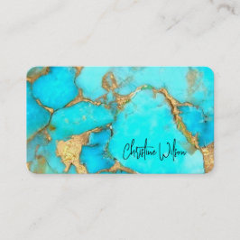 Türkische elegante Steinkarte Visitenkarte