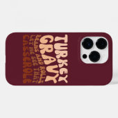 Türkische Erntedank "Gravy Beans and Rolls Spaß" Case-Mate iPhone Hülle (Rückseite (Horizontal))
