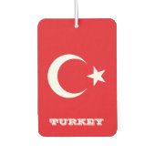 Türkische Fahne Car Air Freshener, Türkei Autolufterfrischer (Vorderseite)
