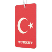 Türkische Fahne Car Air Freshener, Türkei Autolufterfrischer (Links)