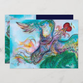 TÜRKISCHE FAIRE TALE / PHOENIX MIT APPLE, blau Ankündigung (Vorne/Hinten)