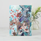 TÜRKISCHE FAIRY TALE, leuchtend rotes lila Funkeln Ankündigung (Stehend Vorderseite)