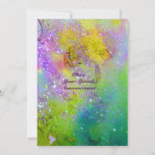 TÜRKISCHE FAIRY TALE, leuchtend rotes lila Funkeln Ankündigung (Rückseite)