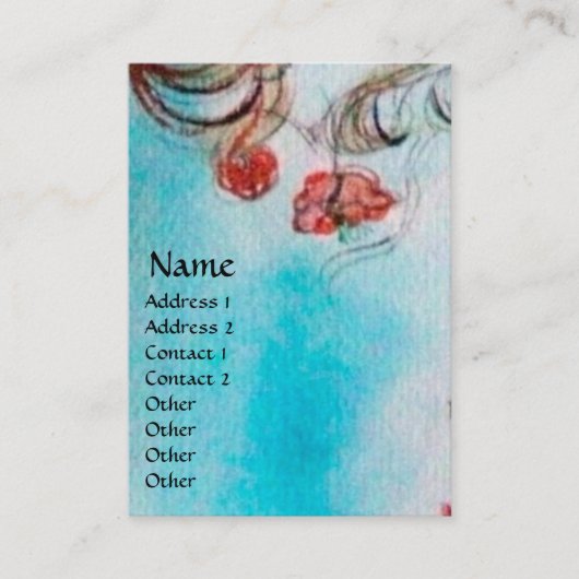 TÜRKISCHE FAIRY TALE Orientalische Schönheit, Mode Visitenkarte (Vorderseite)