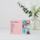 TÜRKISCHE FAIRY TALE Orientalische Schönheit, Mode Visitenkarte (Stehend Vorderseite)