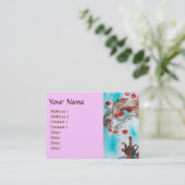 TÜRKISCHE FAIRY TALE Orientalische Schönheit, Mode Visitenkarte (Stehend Vorderseite)