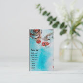 TÜRKISCHE FAIRY TALE Orientalischer Friseursalon Visitenkarte (Stehend Vorderseite)