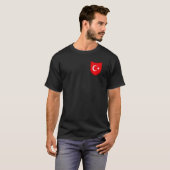 Türkische Flag Pocket Turkiye Turk Bayragi T-Shirt (Vorne ganz)