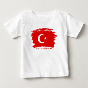 Türkische Flagge Baby T-shirt