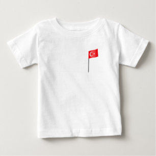 Türkische Flagge Baby T-shirt
