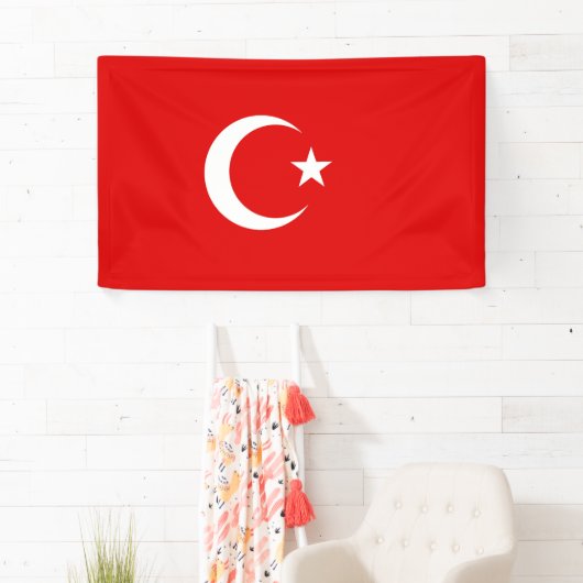 Türkische Flagge Banner (Insitu)