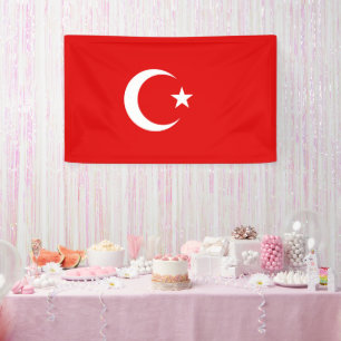 Türkische Flagge Banner