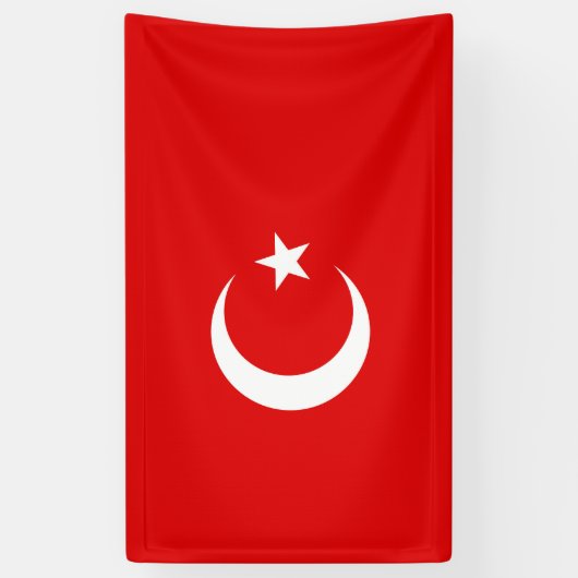 Türkische Flagge Banner (Vertikal)