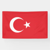 Türkische Flagge Banner (Horizontal)