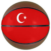 Türkische Flagge Basketball (Vorderseite)
