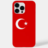 Türkische Flagge Case-Mate iPhone Hülle (Rückseite)