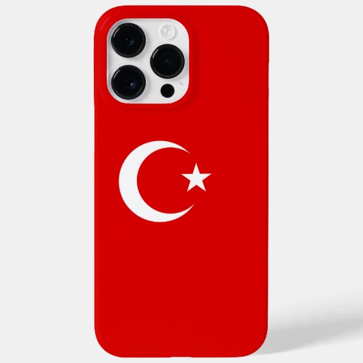 Türkische Flagge Case-Mate iPhone Hülle (Rückseite)