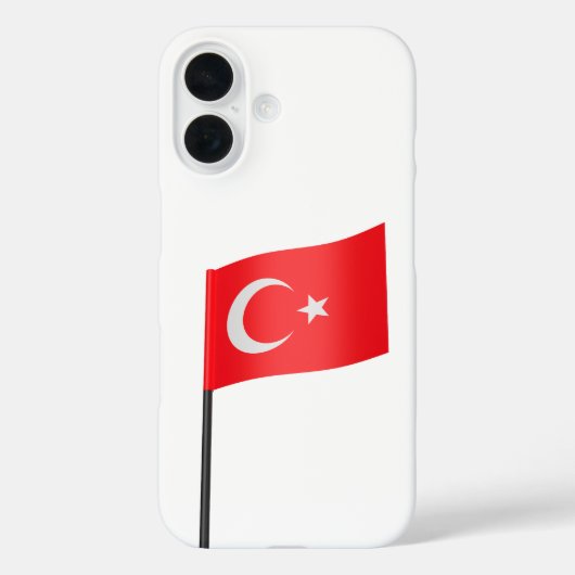 Türkische Flagge Case-Mate iPhone Hülle (Rückseite)