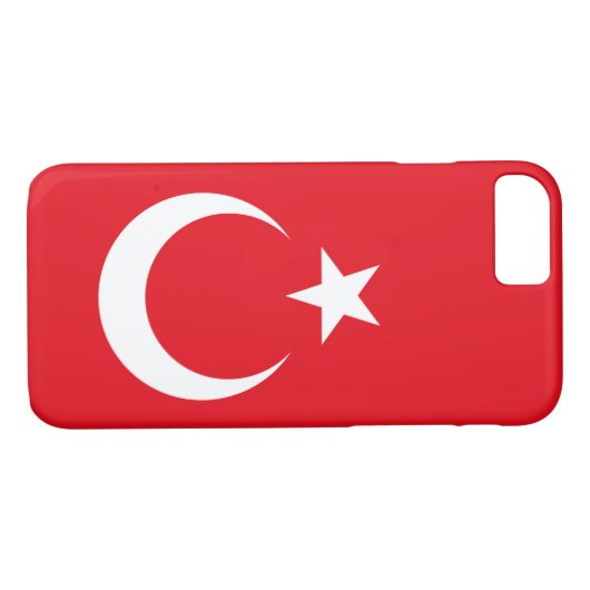 Türkische Flagge Case-Mate iPhone Hülle (Rückseite (Horizontal))