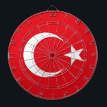 Türkische Flagge Dartscheibe<br><div class="desc">Türkisches Flag Dart Board</div>