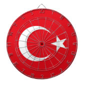 Türkische Flagge Dartscheibe (vorne)