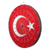 Türkische Flagge Dartscheibe (Vorderseite rechts)