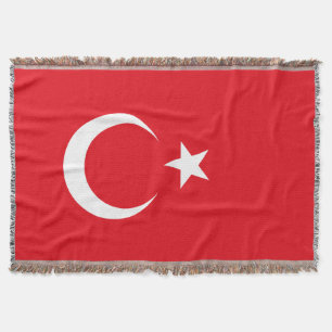 Türkische Flagge Decke