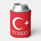 Türkische Flagge Dosenkühler (Kanne Vorderseite)