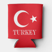 Türkische Flagge Dosenkühler (Vorderseite)