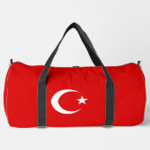 Türkische Flagge Duffle Bag (Vorderseite)