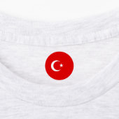 Türkische Flagge Etiketten (Befestigt)