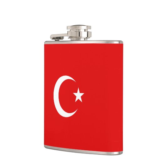 Türkische Flagge Flachmann (Links)