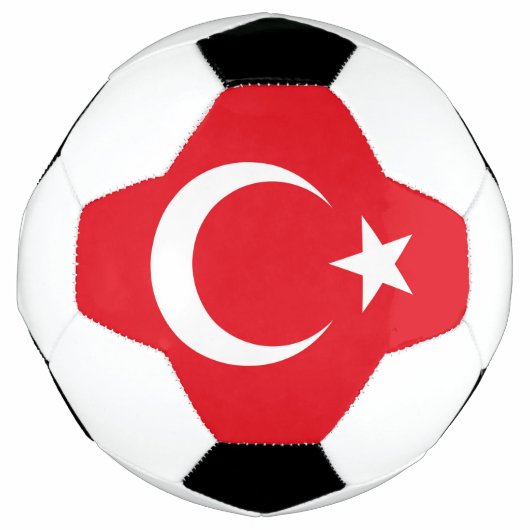 Türkische Flagge Fußball (Vorderseite)