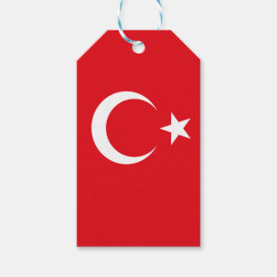Türkische Flagge Geschenkanhänger