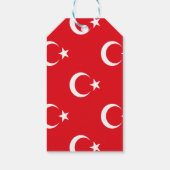 Türkische Flagge Geschenkanhänger (Rückseite)