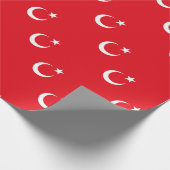 Türkische Flagge Geschenkpapier (Ecke)