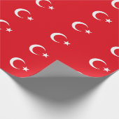 Türkische Flagge Geschenkpapier (Ecke)