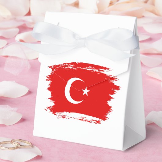 Türkische Flagge Geschenkschachtel (Hochzeit)