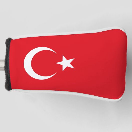 Türkische Flagge Golf Headcover (Vorderseite)