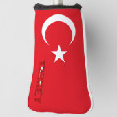 Türkische Flagge Golf Headcover (Rotieren 90)