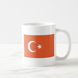 Türkische Flagge Kaffeetasse