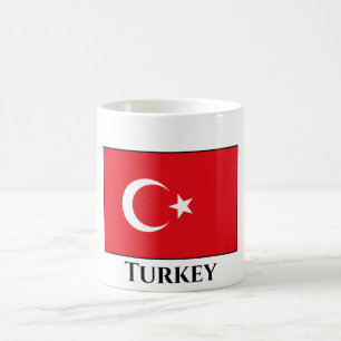 Türkische Flagge Kaffeetasse