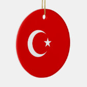 Türkische Flagge Keramik Ornament (Rechts)