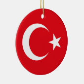 Türkische Flagge Keramik Ornament (Rechts)