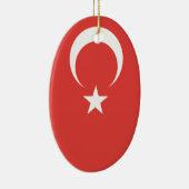 Türkische Flagge Keramik Ornament (Rechts)