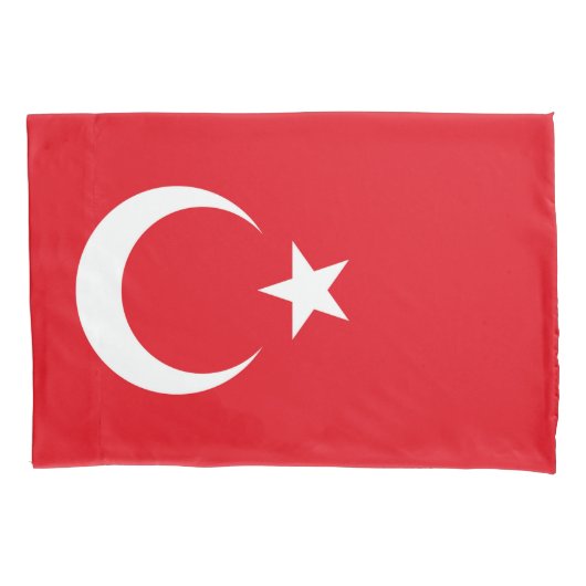 Türkische Flagge Kissenbezug (Vorderseite)