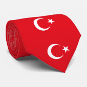 Türkische Flagge Krawatte (Gerollt)