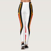 Türkische Flagge Leggings (Rückseite)