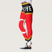 Türkische Flagge Leggings (Links)